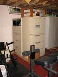 Five drawer lateral filing cabinet.  Eight available.