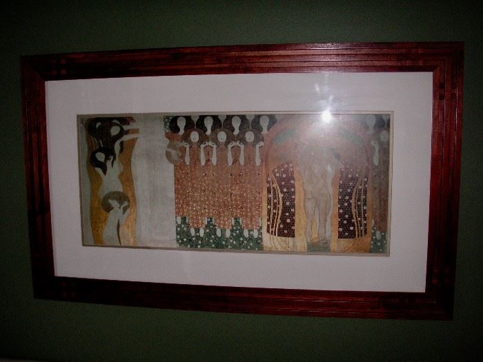 Nicely framed Klimt print