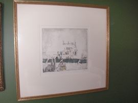 Signed print (Unknown)