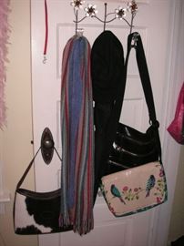 Scarves & some of the purses