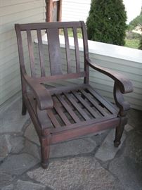 Teak chair needs a cushion