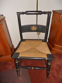 Hitchcock style side chair