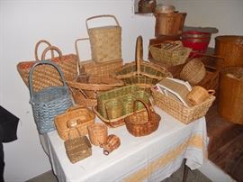 Baskets of all sizes and shapes