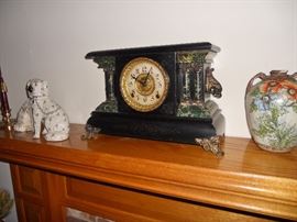 E. Ingraham Mantle "Adrian" Clock with Chime