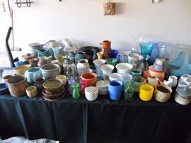 Lots of pottery including some nice signed ones