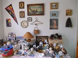 Large selection of collectibles including multiple Jeff Gordon items