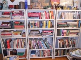 Large selection of books from several genres
