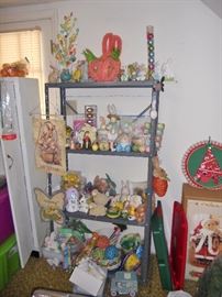 Easter decor--many items are brand new