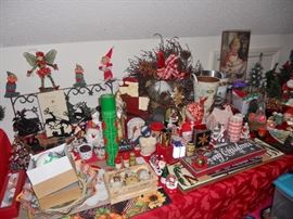 Some of a huge selection of Christmas items--shop for next year as many items are new