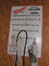 Vintage Milwaukee Pegboard Style Tool Organizer