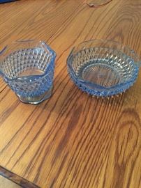 Blue Depression Glass