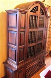 Beautiful cabinet used at a hutch, but could be used as an armoire.
