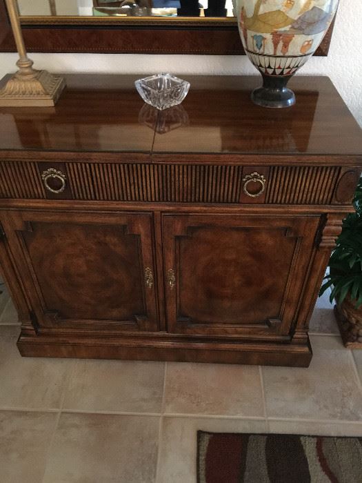 Drexel Heritage entry way cabinet (matches dining room table and china cabinet)