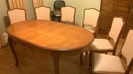 French provincial dining suite