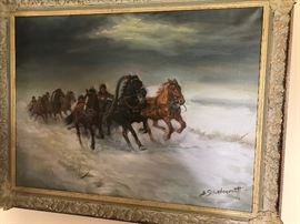 Original painting by Russian artist A. Scheloumott