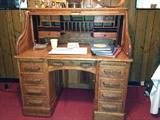 Early 1900 Antique Oak Desk