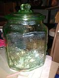 Green Planters peanut jar