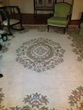 Imperial Ming Couristan rug measures 9'8" x 13'6"