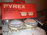 Vintage Pyrex Promotional Cinderella Buffet Twins Casserole Set (1959) 
   (Found New in Box)