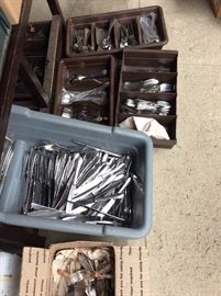 Silverware - hammered handles