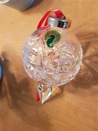 Waterford Christmas ornament