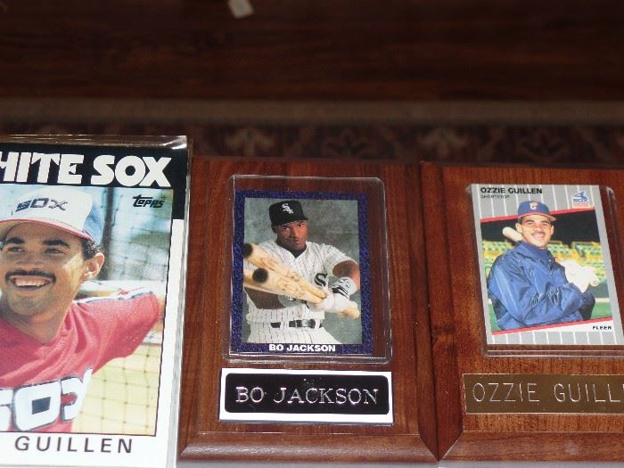 Bo Jackson &  Ozzie Guillen Baseball cards
