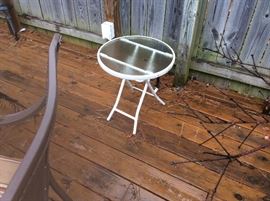 small patio table