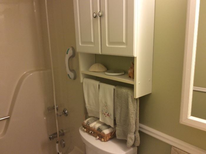 Towels etc in bathroom