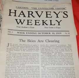 Early 1900s Harvey's Weekly