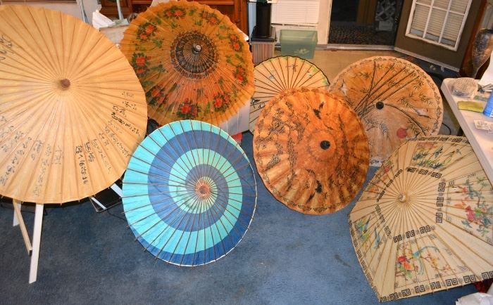 Vintage Asian Parasols 