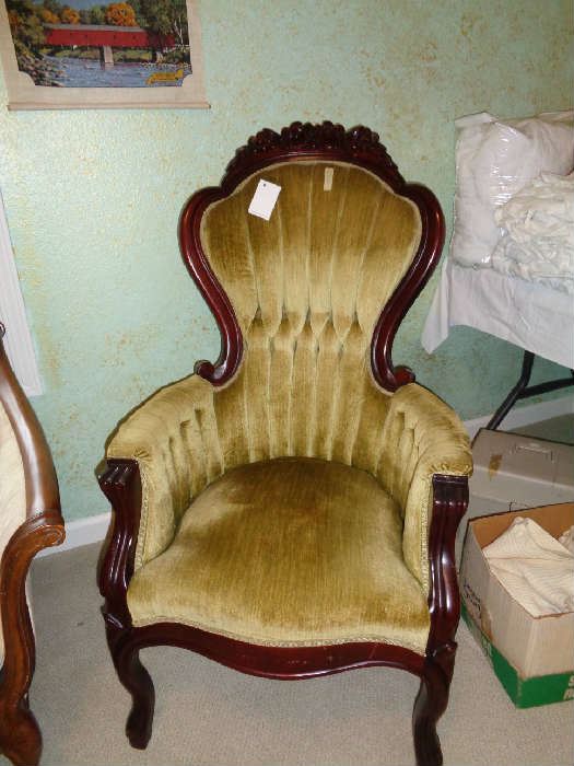 pair of these great Victorian vintage chairs