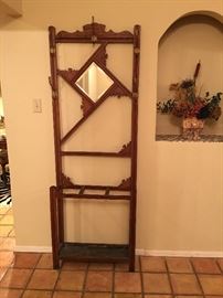 Antique Hall Tree