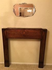 Art Deco Mantle and Art Deco Mirror