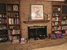 Overview of Fireplace wall