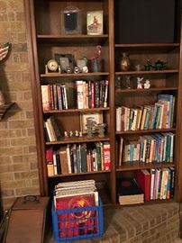 Books, LP's, Coal Bin, Decorative Items