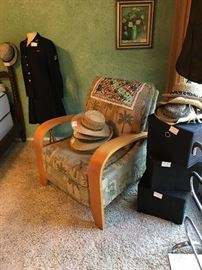 U.S. Navy Uniform, Recliner, Storage Boxes