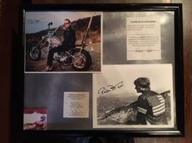 Autographed Peter Fonda Pics