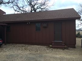 Sale will be in this guest apartment of home.