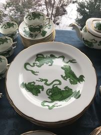Wedgwood Green Chinese Tigers 
R4501