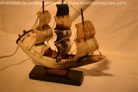 Lighted ship