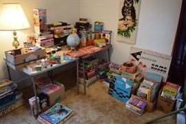 Vintage toys and games and every puzzle ever!