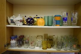 Glasses.  World's Fair, Coke, Pepsi, 7-up