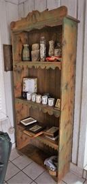 Primitive pine cabinet