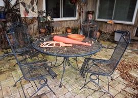 Patio table and chairs