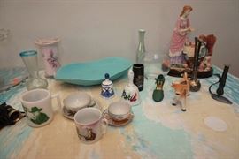 McCoy pottery bowl and other collectibles