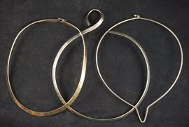 Sterling chokers to include a James Avery choker (far right)