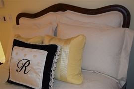 (The monogram letter "R" pillow is not for sale)