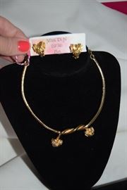 Mimi Di N (1974) Necklace and matching earrings set