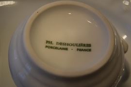 PH Deshoulieres Porcelain Serving Dishes (France)