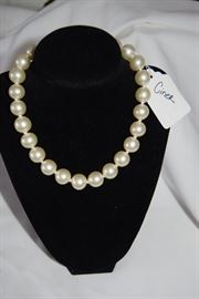 Ciner Faux Pearl Necklace